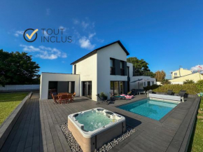 EOR GLAS - Villa avec piscine et spa proche mer